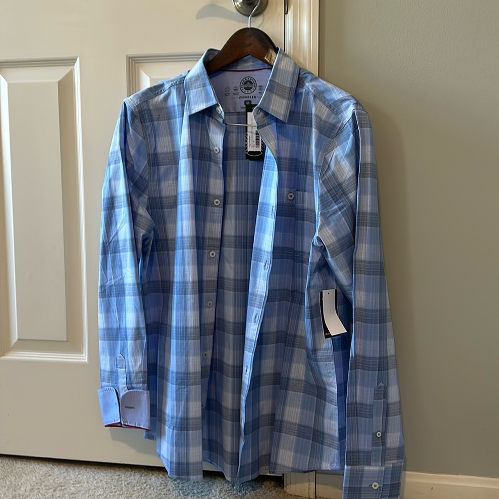 Flag and Anthem Madeflex Men’s Button Down- New with Tags